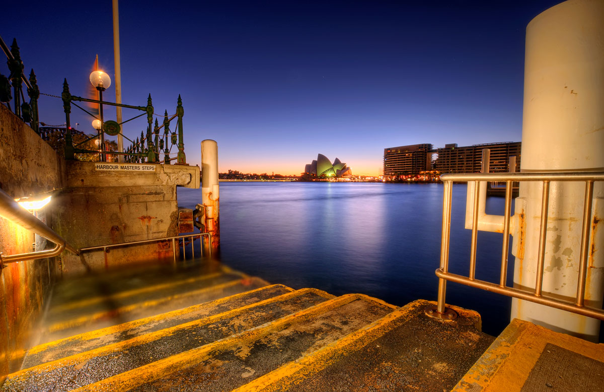 A photo of the Harbour Masters Steps in Sydney