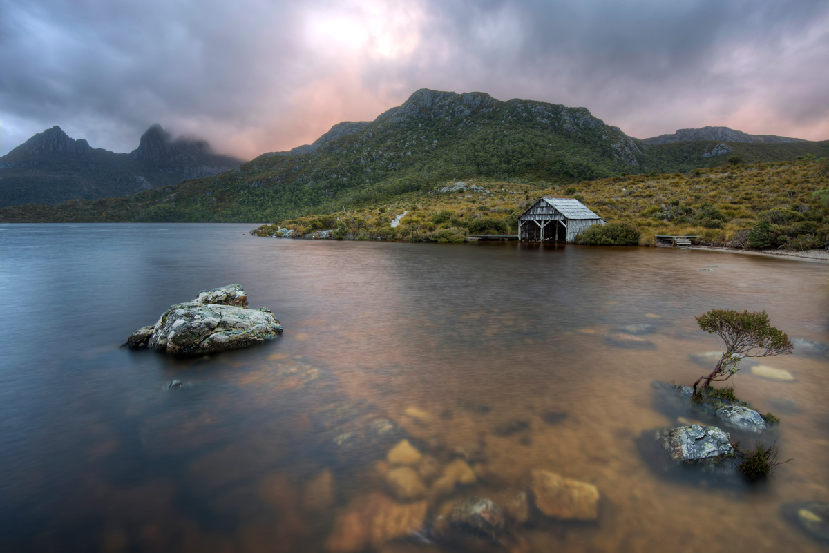 Dove Lake Boatshed in the North-West of Tasmania