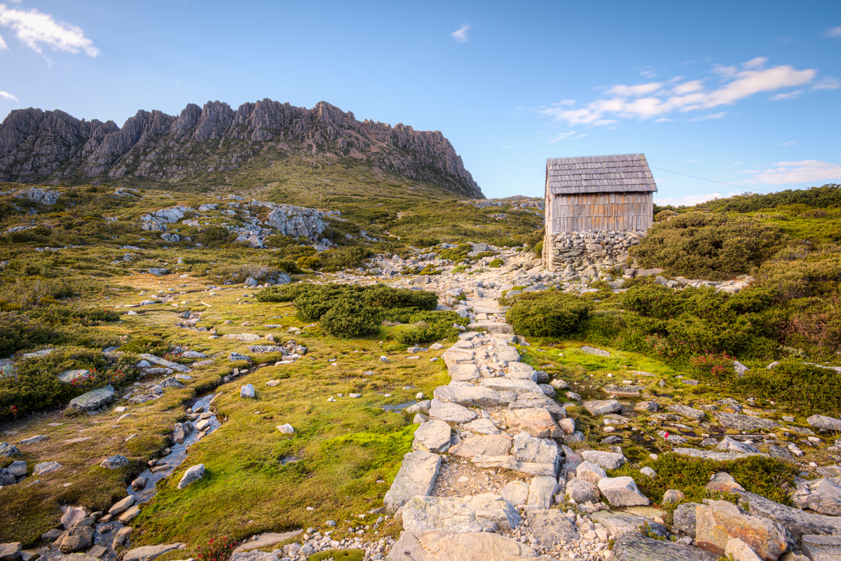 Kitchen Hut at the base of Cradle Mountain