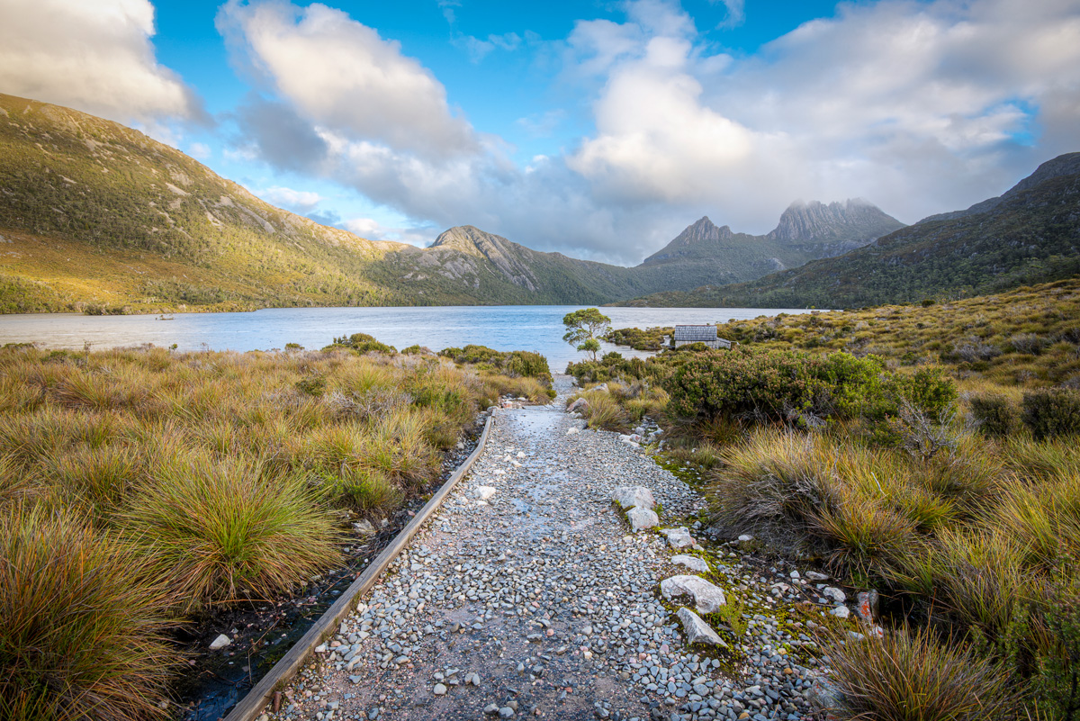 A photo of Cradle Mountain and Dove Lake